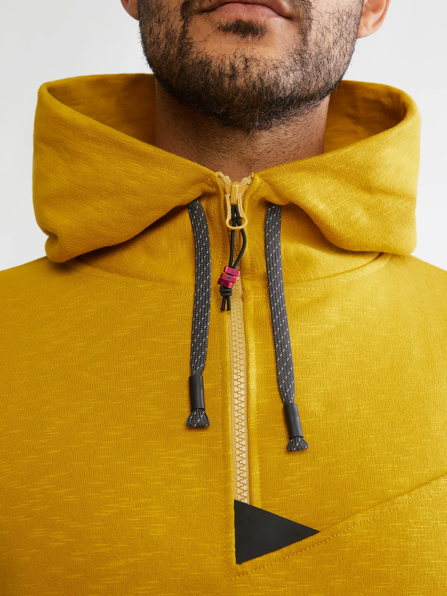 Klättermusen Tröjor & Fleece-Alfsol Half Zip Hoodie Britta Light Gold