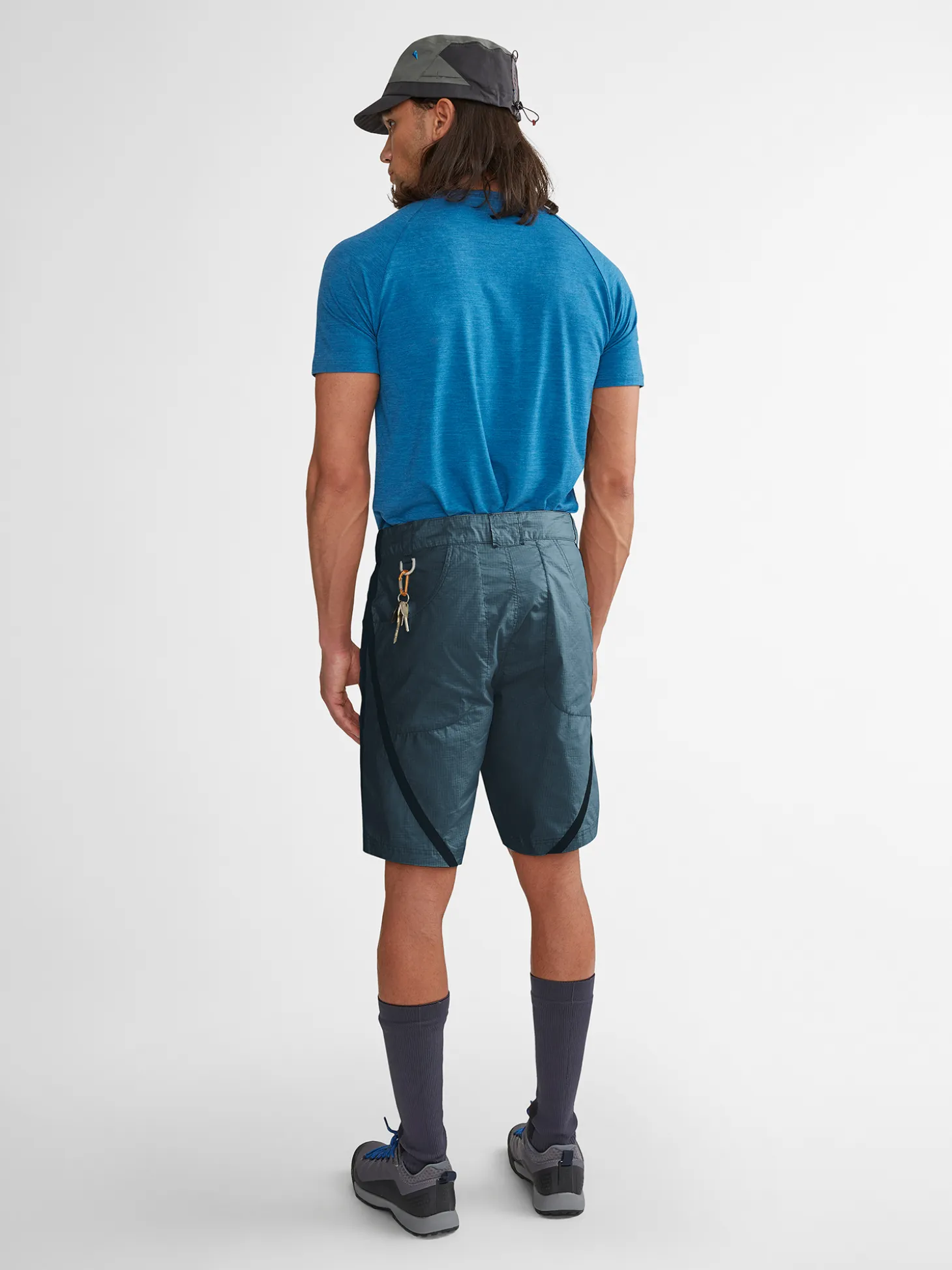 Klättermusen Shorts-Ansur Swamp Green-Silver Green