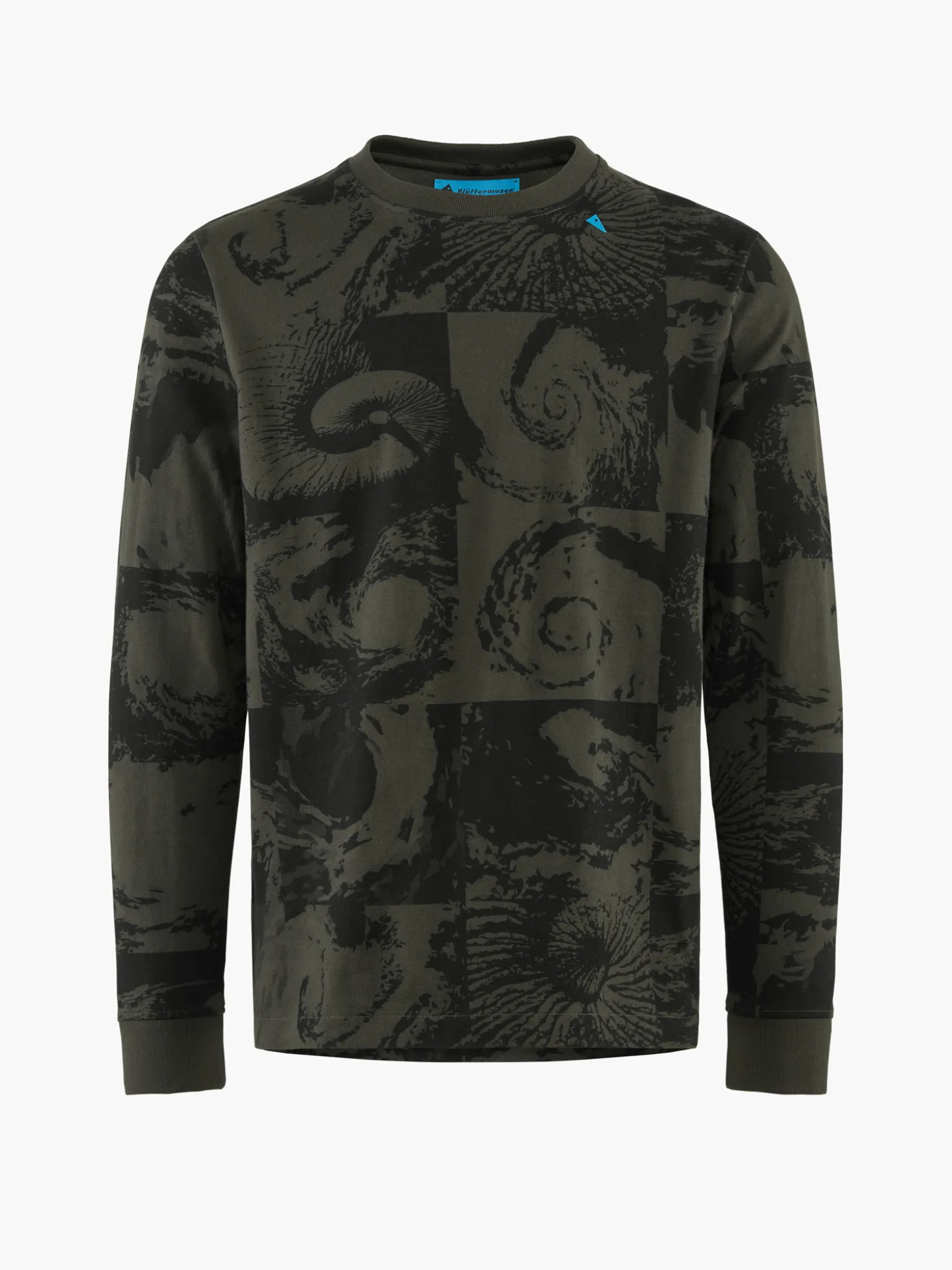 Klättermusen T-Shirts & Toppar-Ask Ls Tee Hurricane Rosin Green