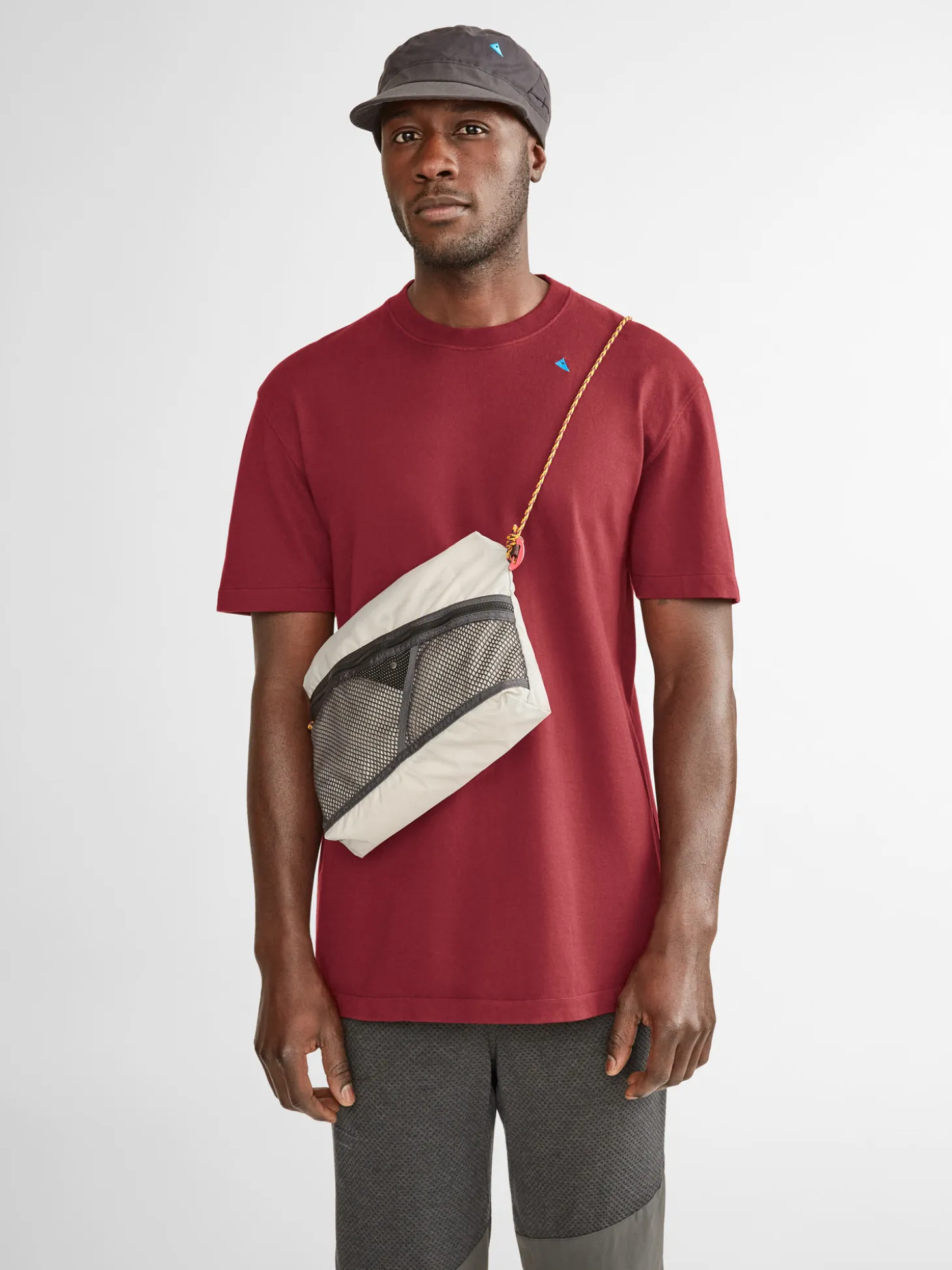 Klättermusen T-Shirts & Toppar-Ask Ss Tee Lichen Boysenberry