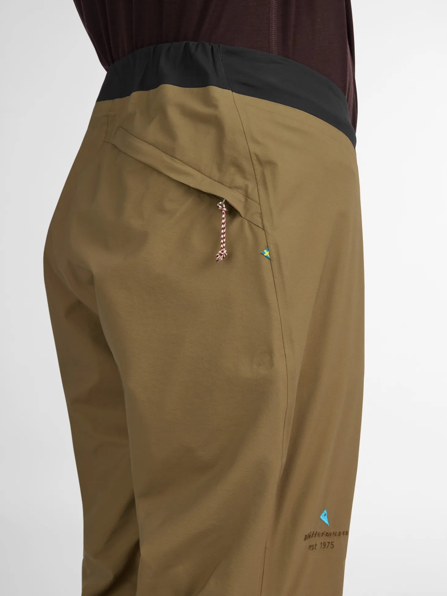 Klättermusen Skalbyxor-Asynja Olive Black