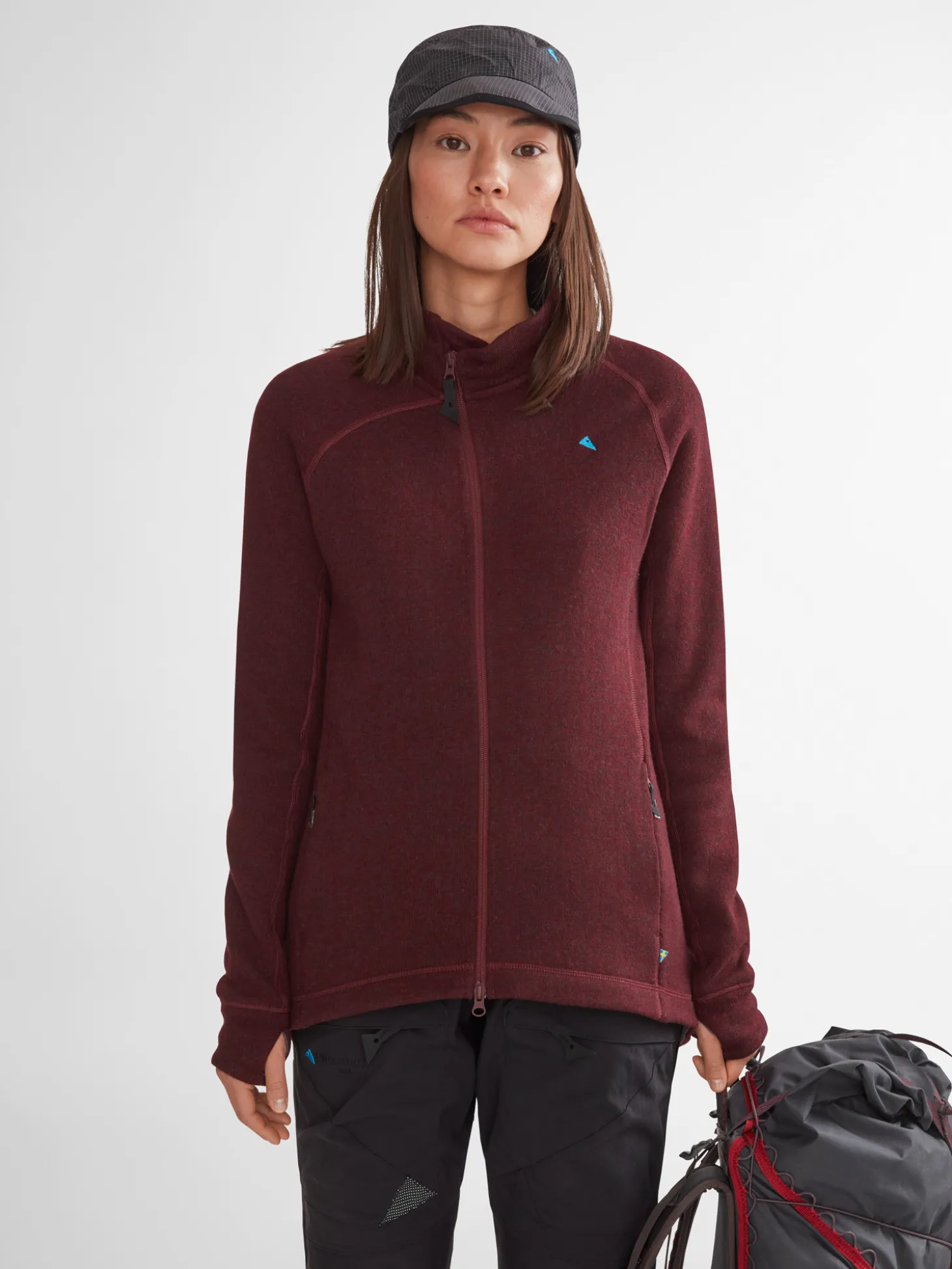 Klättermusen Tröjor & Fleece-Balder Sorrel Red