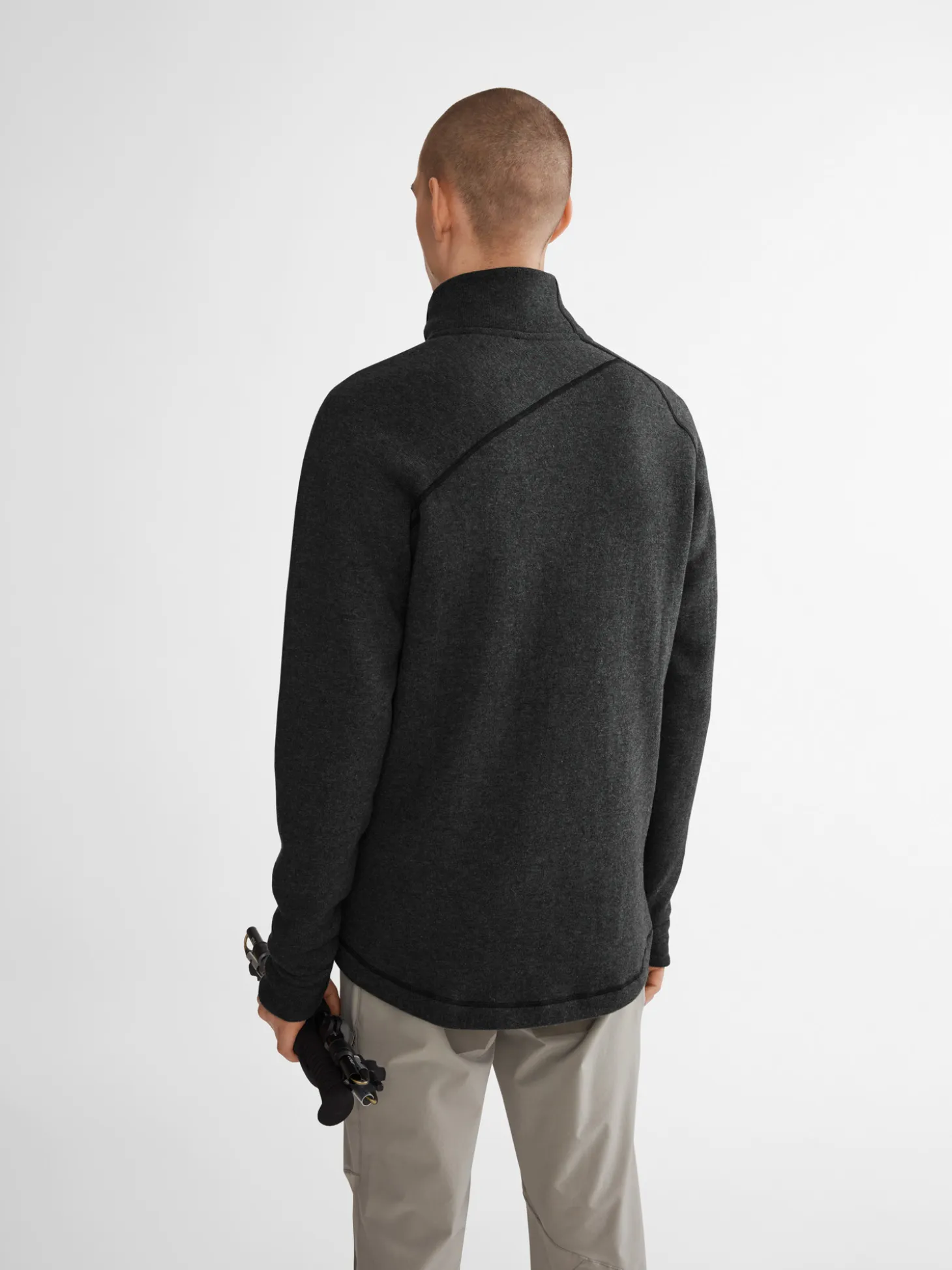 Klättermusen Tröjor & Fleece-Balder Zip Charcoal