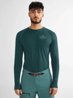 Klättermusen T-Shirts & Toppar-Fafne Dark Deep Sea