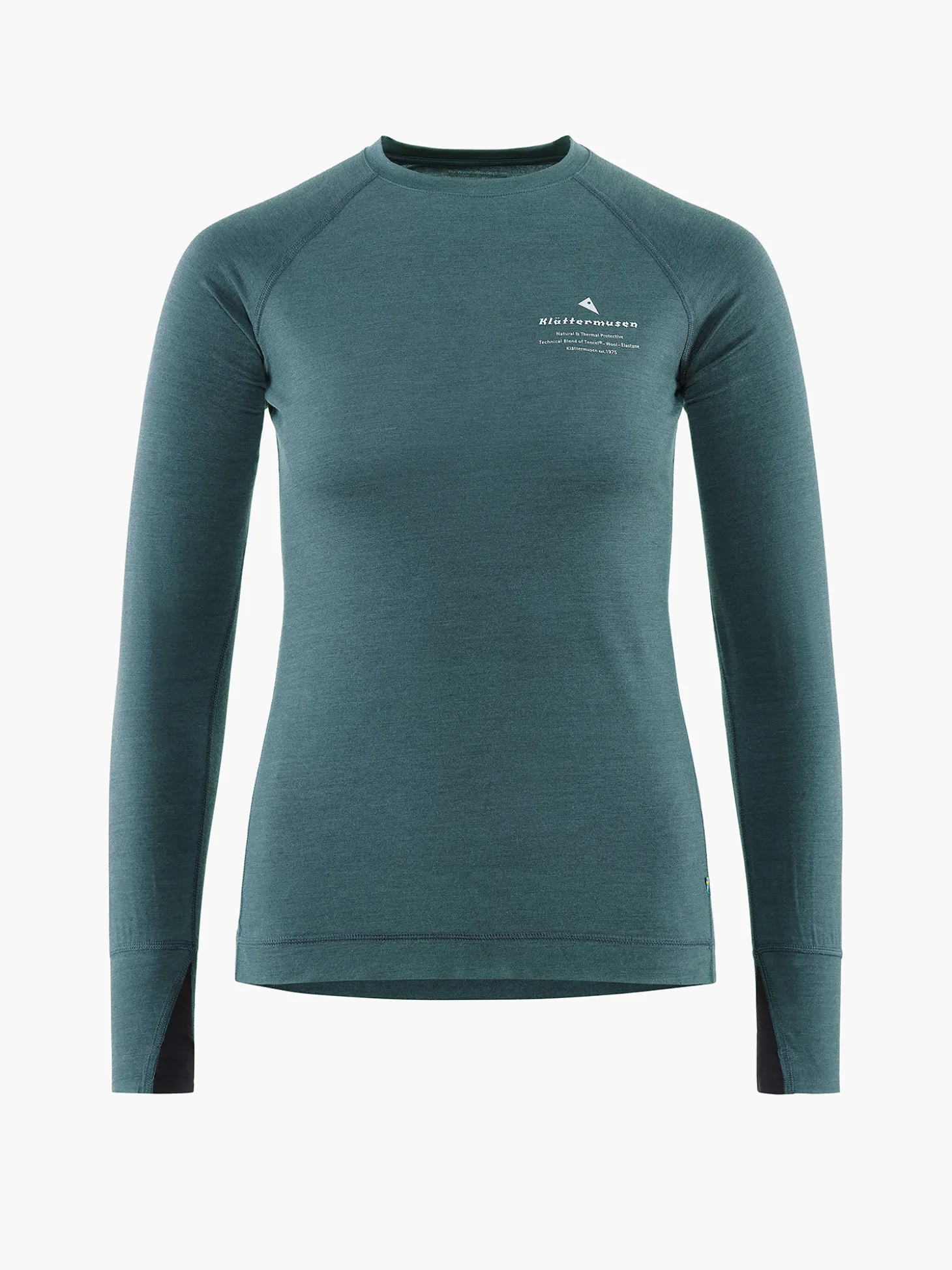 Klättermusen T-Shirts & Toppar-Fafne Dark Deep Sea