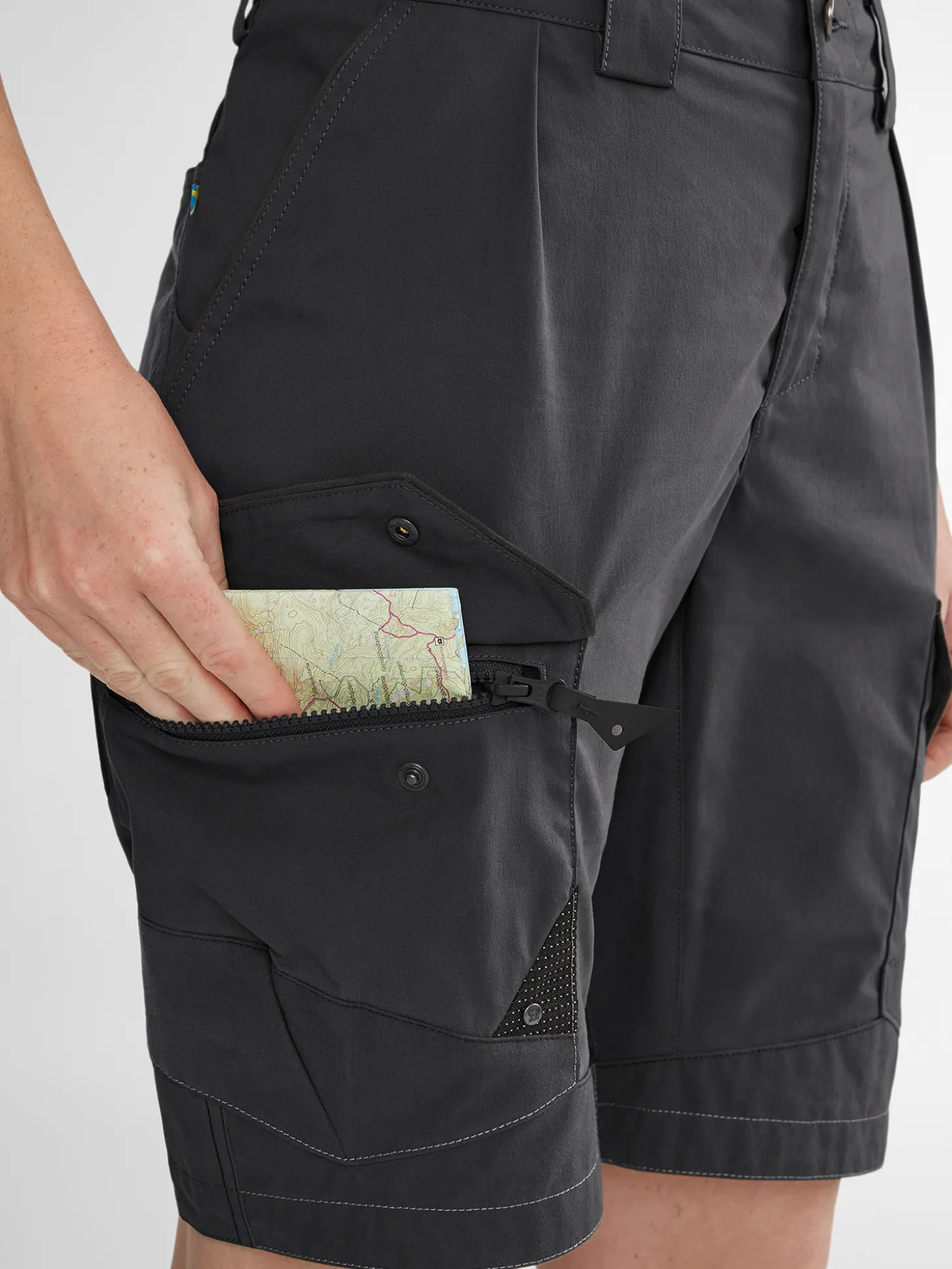 Klättermusen Shorts-Grimner Raven-Raven