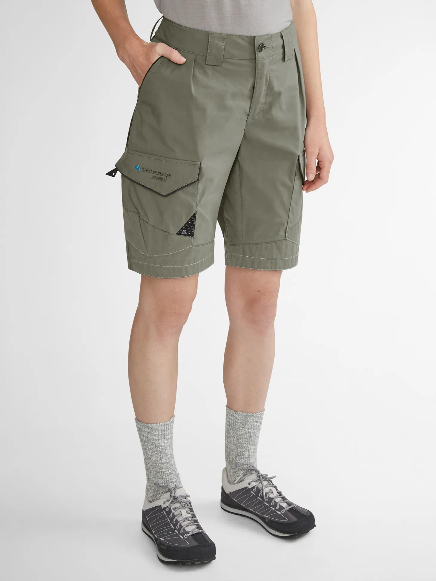 Klättermusen Shorts-Grimner Dusty Green-Dusty Green