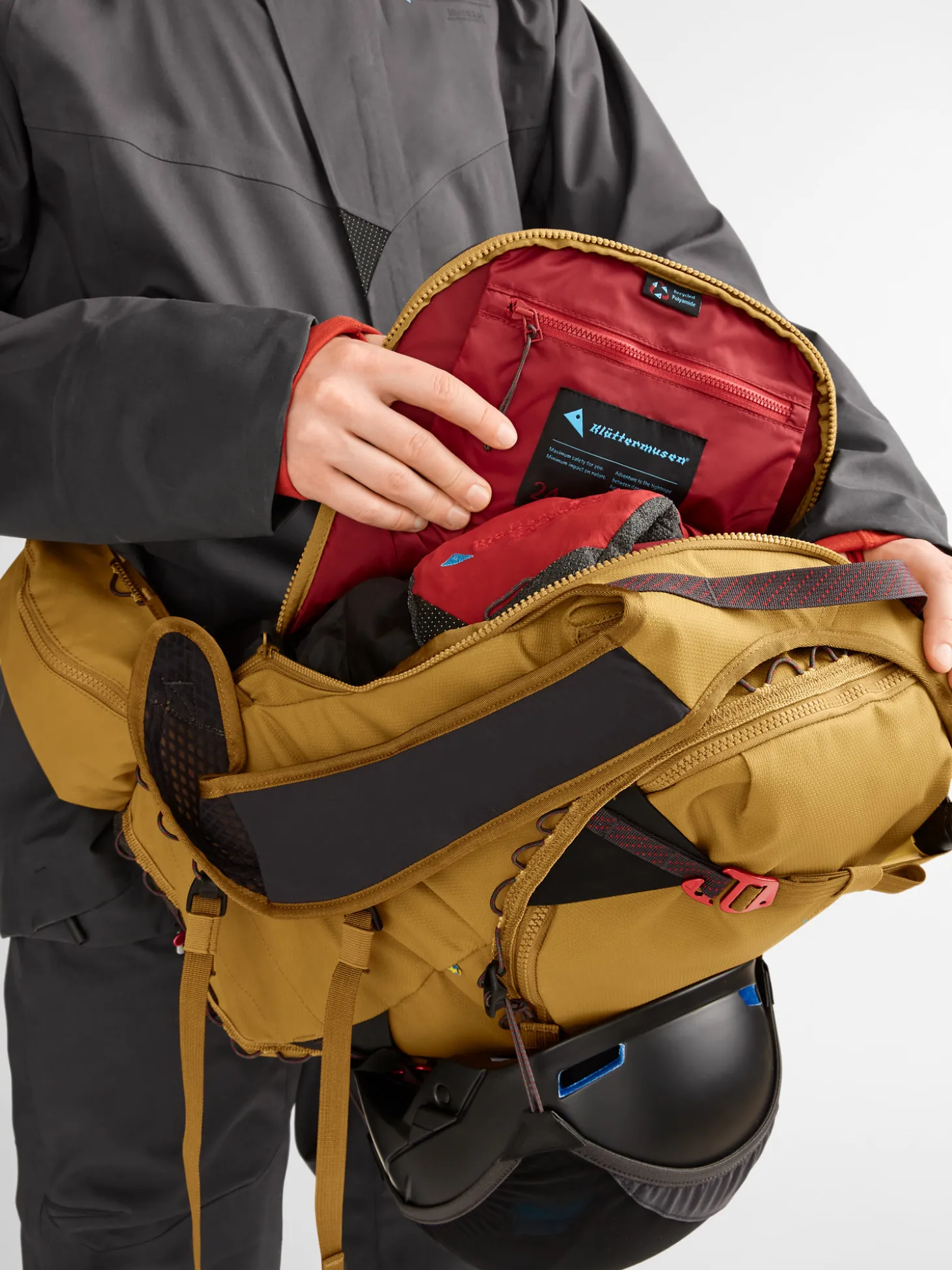 Klättermusen Dagsryggsäckar (18-32L)-Jokull Mustard