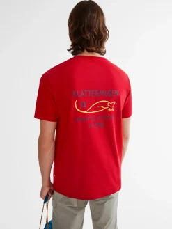 Klättermusen T-Shirts & Toppar-Runa Commitment True Red