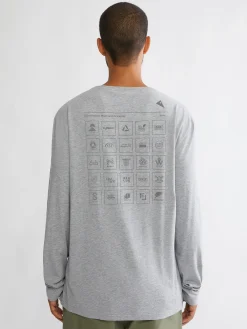 Klättermusen T-Shirts & Toppar-Runa Elements Grey Melange