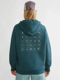 Klättermusen Tröjor & Fleece-Runa Elements Dark Deep Sea