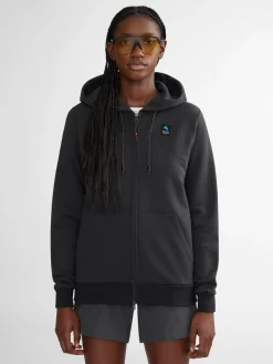 Klättermusen Tröjor & Fleece-Runa Maker Zip Hoodie Monkshood Blue
