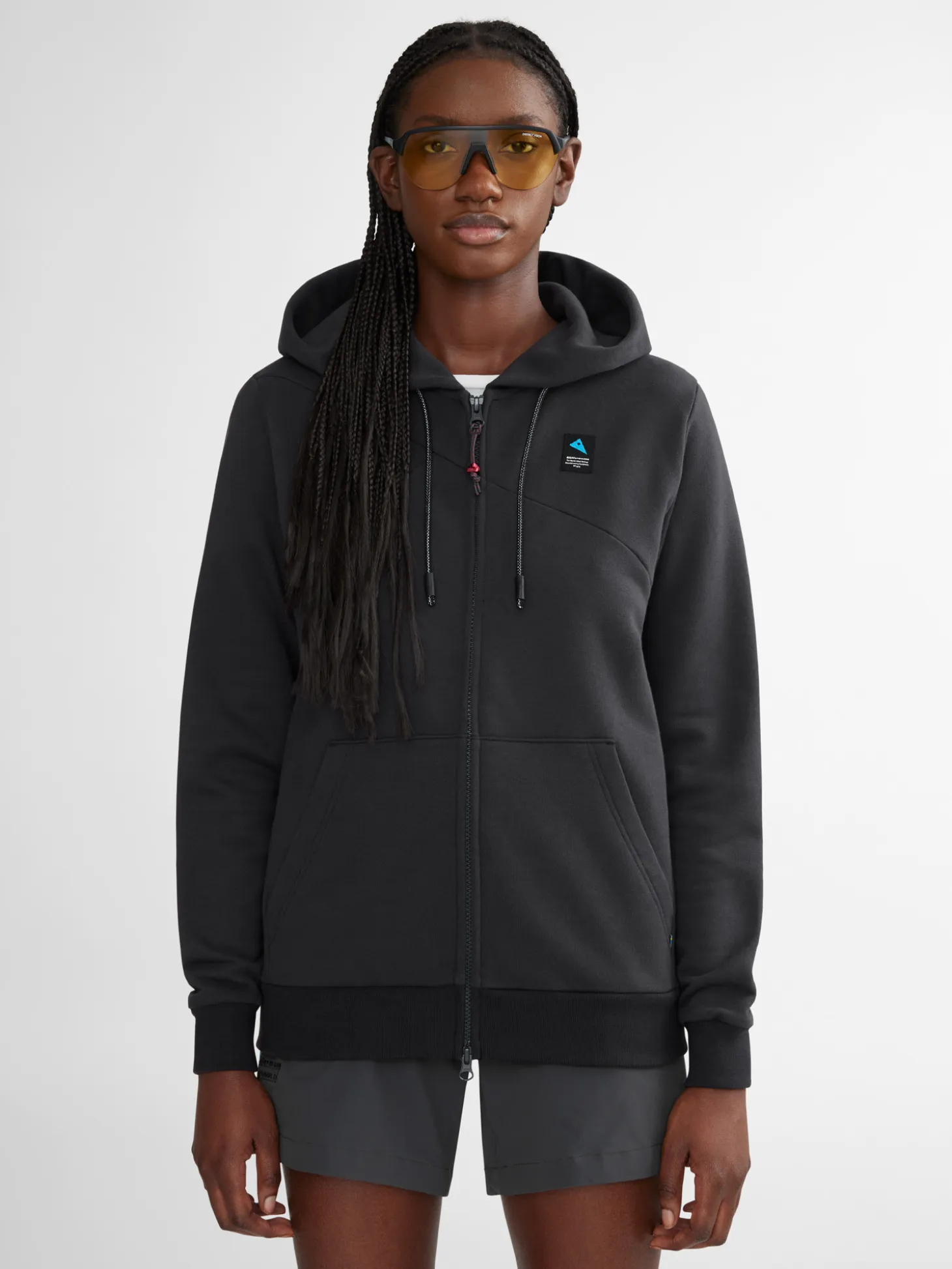 Klättermusen Tröjor & Fleece-Runa Maker Zip Hoodie Monkshood Blue