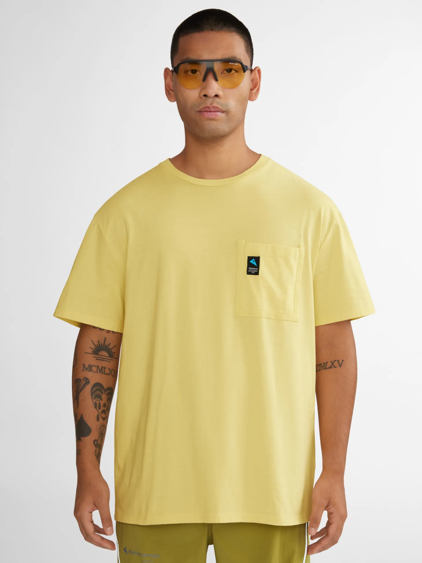 Klättermusen T-Shirts & Toppar-Runa Pocket Dusty Green