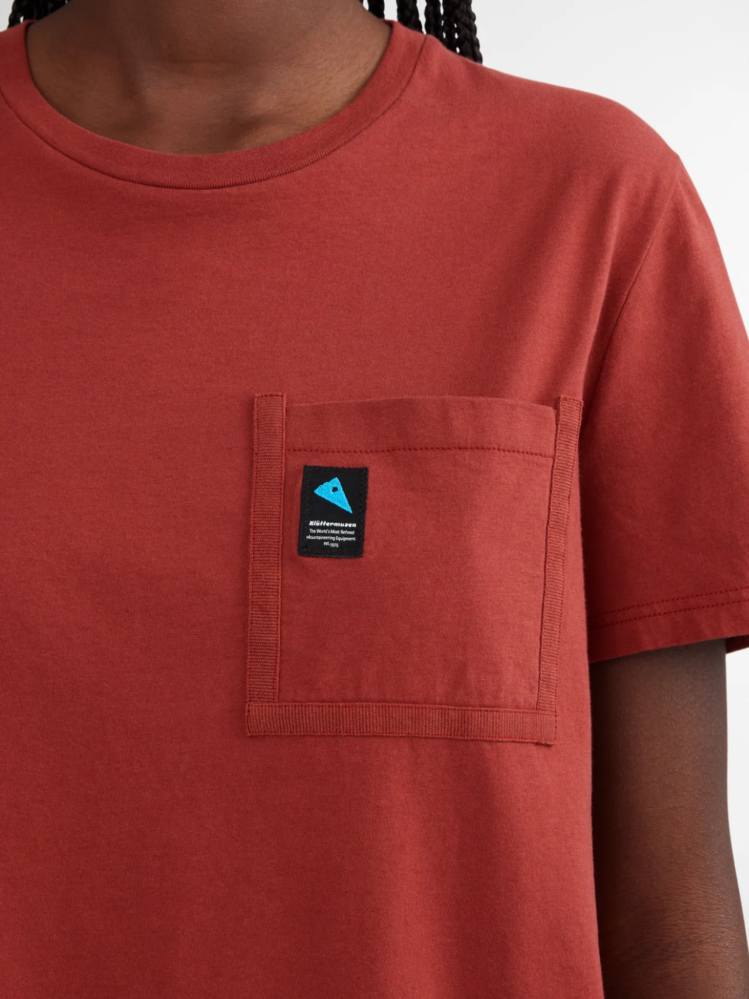 Klättermusen T-Shirts & Toppar-Runa Pocket Thistle Blue
