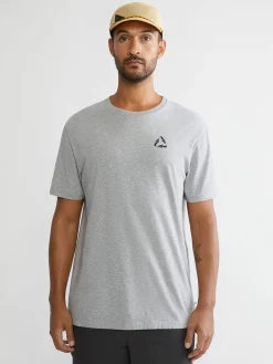 Klättermusen T-Shirts & Toppar-Runa Scrambling Grey Melange