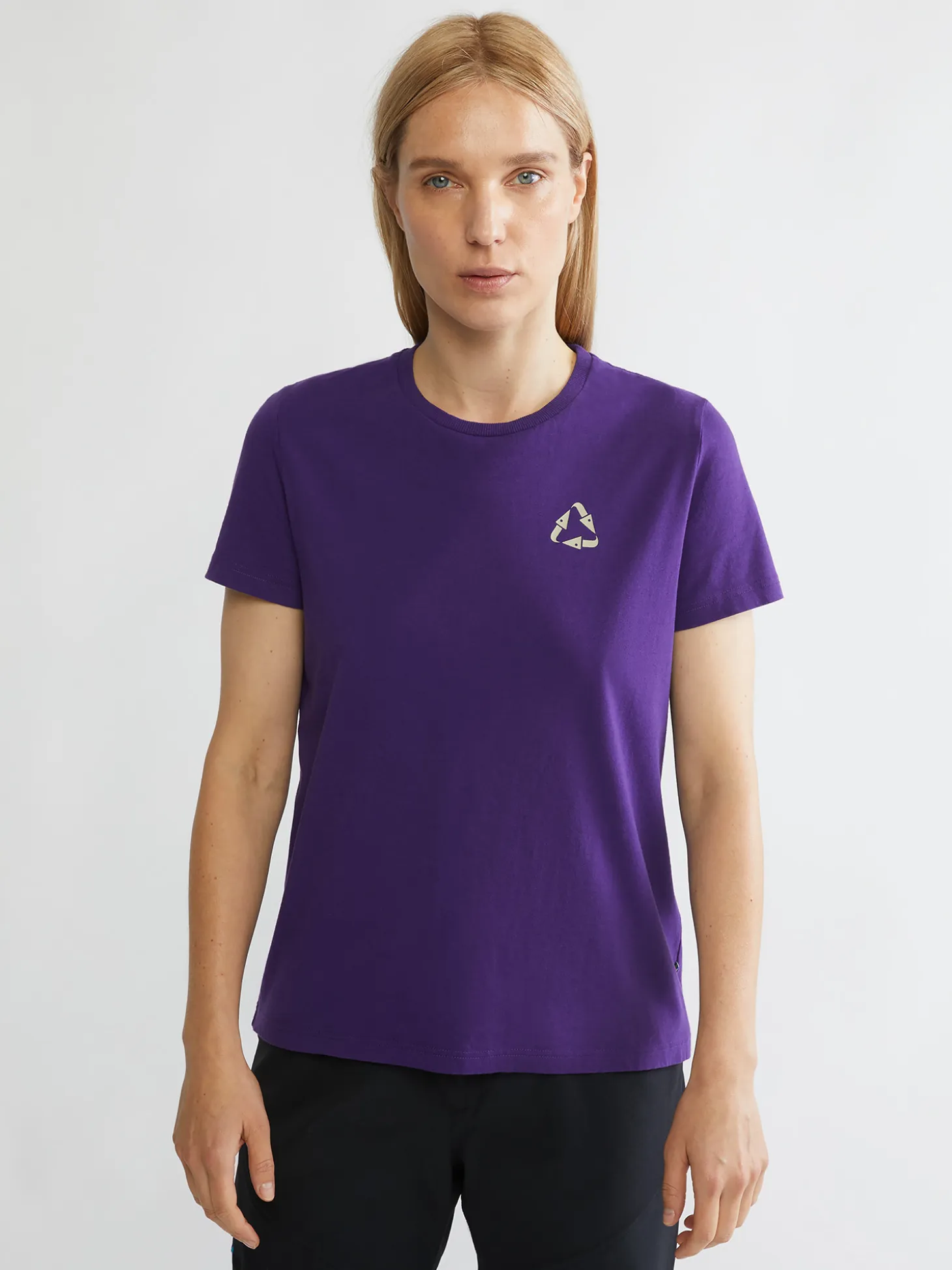 Klättermusen T-Shirts & Toppar-Runa Scrambling Grey Melange