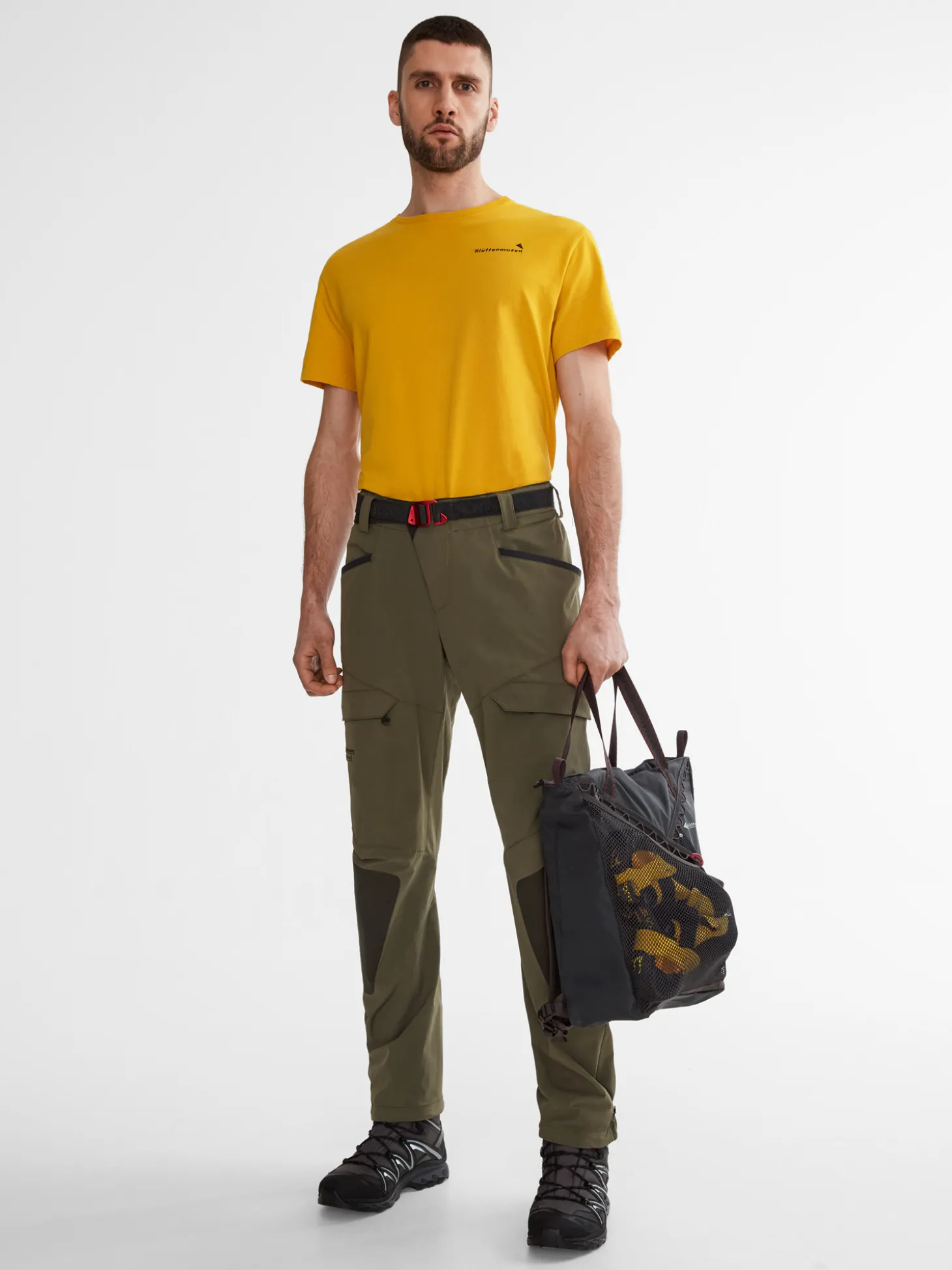 Klättermusen Tote Bags-Urur Burnt Lava