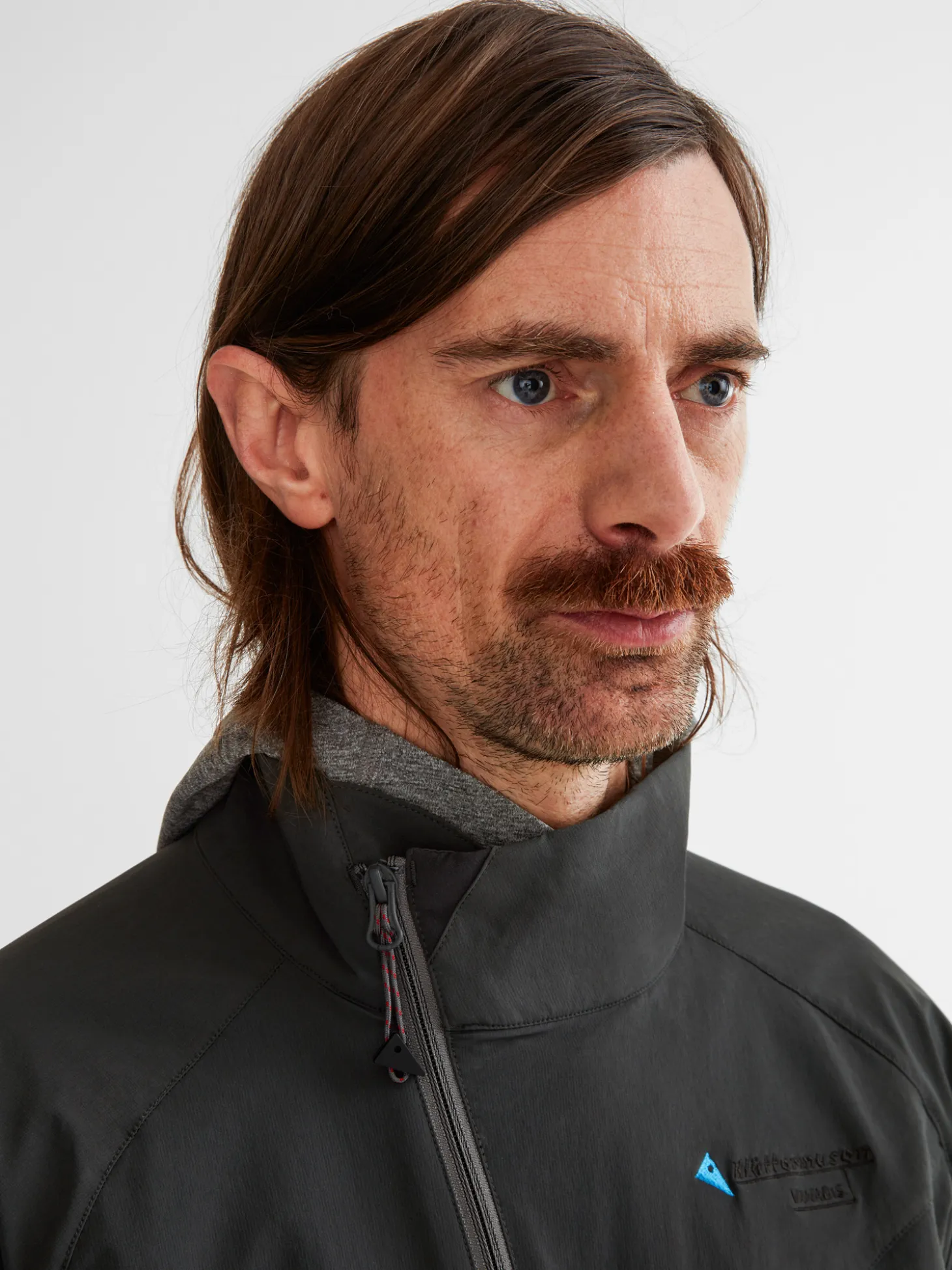 Klättermusen Vindresistenta Jackor-Vanadis Zip Dark Grey