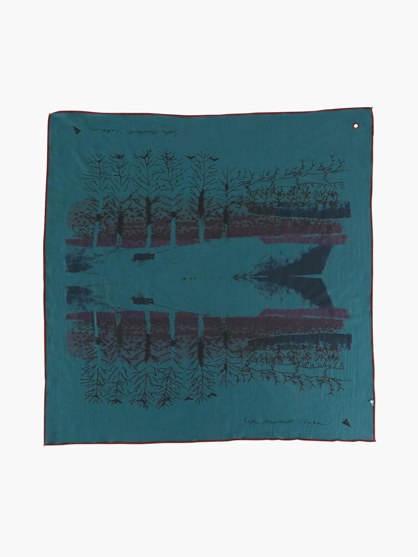 Klättermusen Handskar & Halsdukar-Verdandi Scarf Britta Emerald Green
