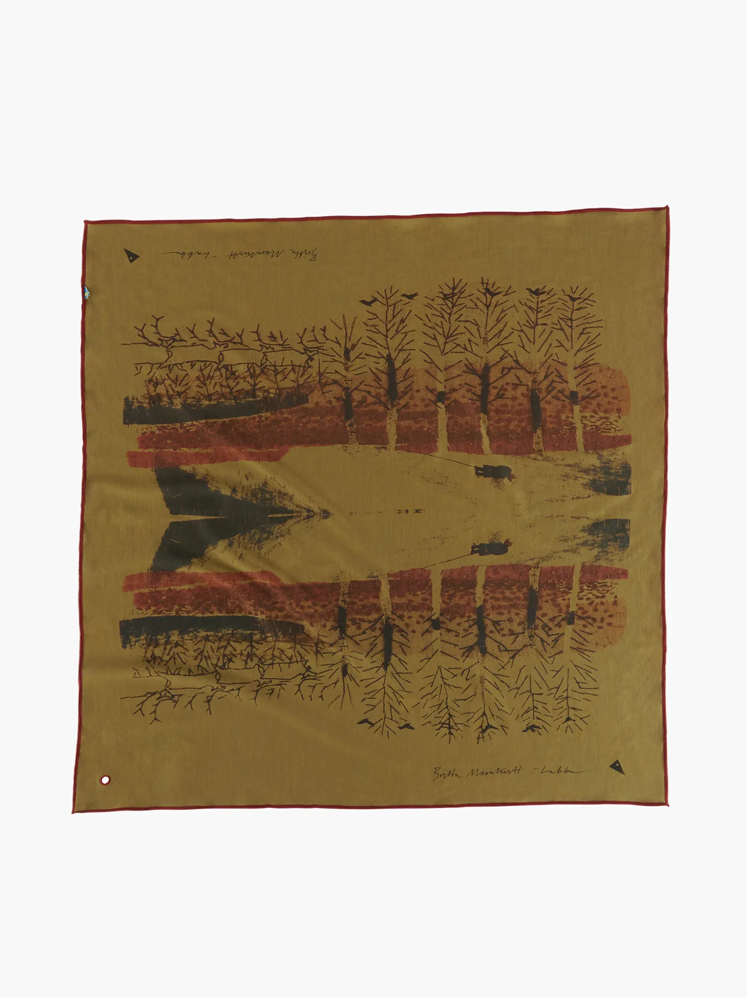 Klättermusen Handskar & Halsdukar-Verdandi Scarf Britta Juniper Green